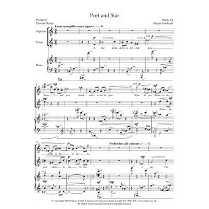 Poet and Star (for soprano, tenor and piano)